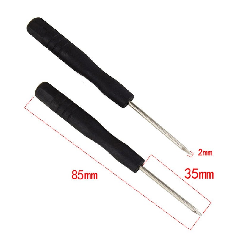 Fixinus 10 Pieces Slotted 2.0mm Flat Head Mini Screwdrivers Set for Cell Phone iPhone Samsung Tablet Laptop PC Games and Small Electronics - Image 2